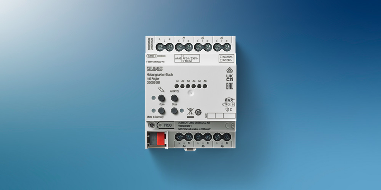 KNX Heizungsaktor 6-fach bei Hornauer Elektrotechnik in Pösing
